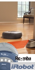 Roomba vacuuming Robot