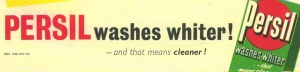 Persil washes whiter!